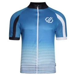 Dare 2b AEP VIrtuosity Homme Cyclosport Maillot Manches Courtes - Dégradé Bleu / Blanc