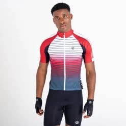 Dare 2b AEP Virtuous Polaire De Randonnée Zippé à Manches Courtes Pour Homme - Rouge -Vélo D'appartement aep virtuous polaire de randonnee zippe a manches courtes pour homme rouge 3