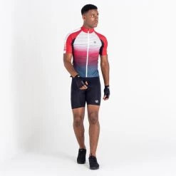 Dare 2b AEP Virtuous Polaire De Randonnée Zippé à Manches Courtes Pour Homme - Rouge -Vélo D'appartement aep virtuous polaire de randonnee zippe a manches courtes pour homme rouge 4