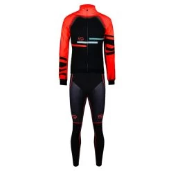 Collant Vélo Long Homme LUXURY COLD Noir/rouge 9 Collant Vélo Long Homme LUXURY COLD Noir/rouge -Vélo D'appartement collant velo long homme luxury cold noirrouge 4