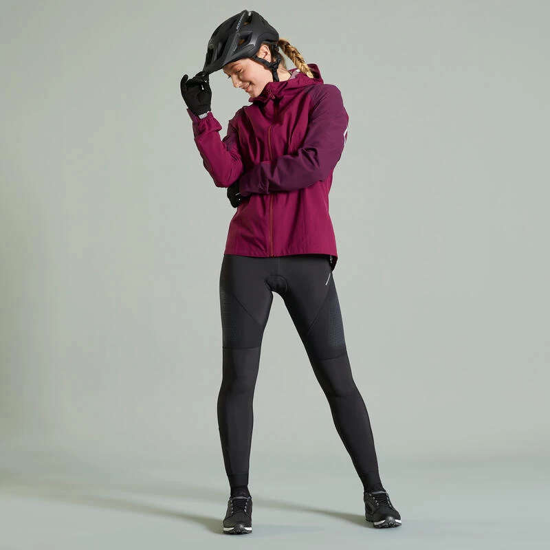 Rockrider COUPE PLUIE VELO VTT EXPL 700 FEMME PRUNE 3 Rockrider COUPE PLUIE VELO VTT EXPL 700 FEMME PRUNE – Image 3