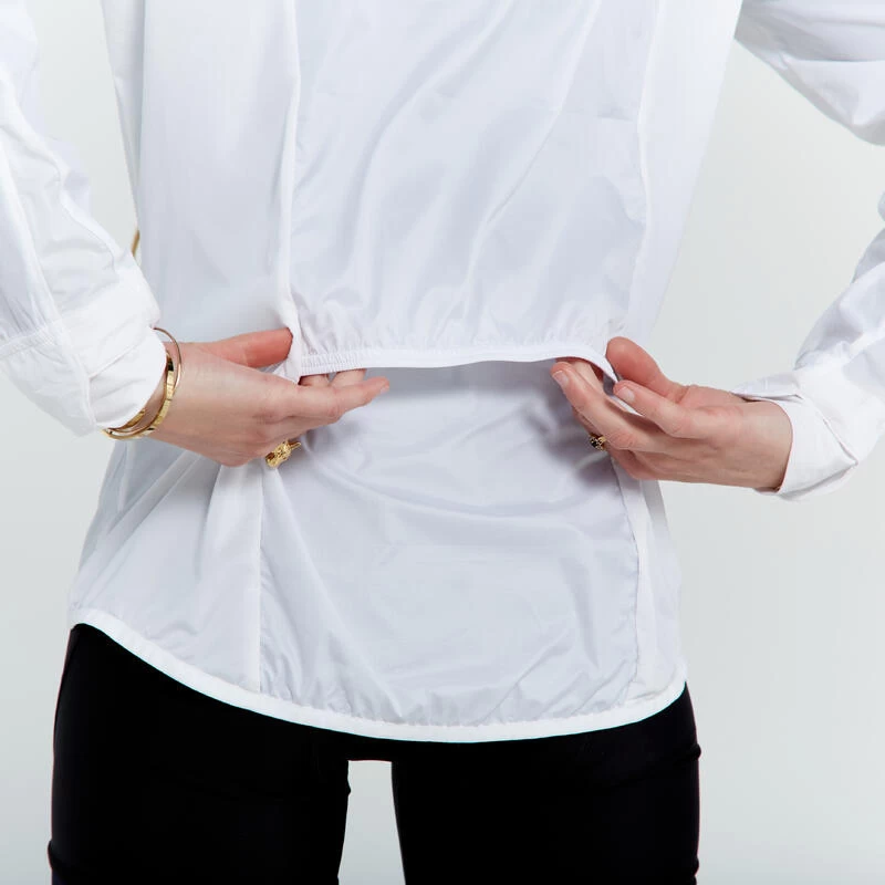 COUPE VENT VELO ULTRALIGHT FEMME BLANC 4 COUPE VENT VELO ULTRALIGHT FEMME BLANC – Image 4