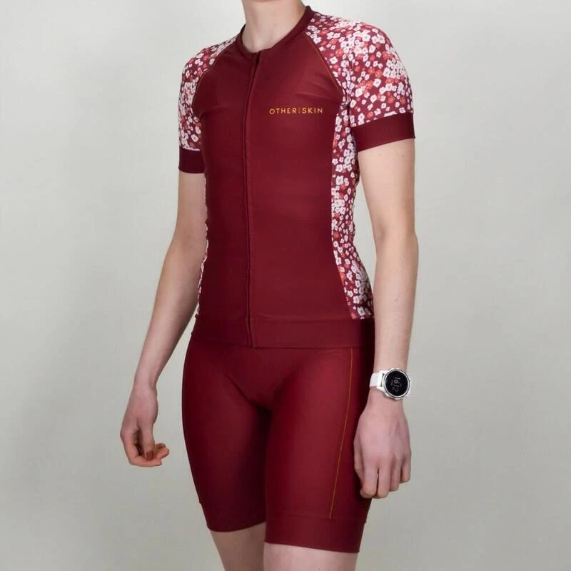 Cuissard Cyclisme Femme Bordeaux Ecoresponsable 4 Cuissard Cyclisme Femme Bordeaux Ecoresponsable – Image 4