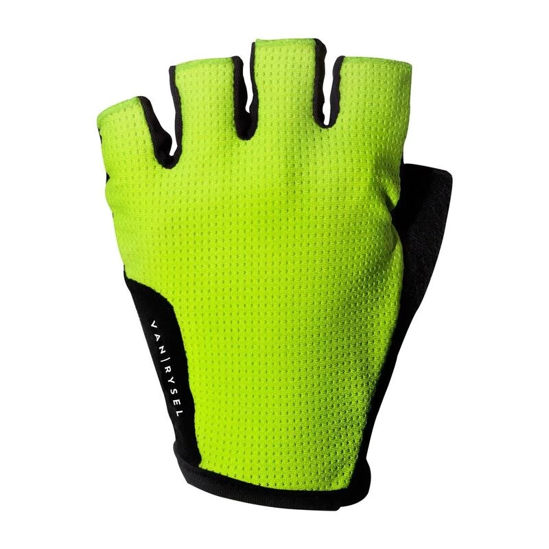 Gants Vélo Route 500 Jaune Fluo 2 Gants Vélo Route 500 Jaune Fluo – Image 2
