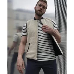 Gilet Sans Manche Réversible Doublé Polaire Warren -Vélo D'appartement gilet sans manche reversible double polaire warren 2