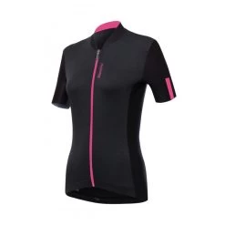 Santini Gravel - Maillot Femme Noir Velò -Vélo D'appartement gravel maillot femme noir velo 2