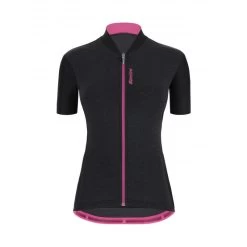 Santini Gravel - Maillot Femme Noir Velò