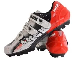 Luck Extreme | Chaussures VTT Rouge Homme -Vélo D'appartement luck extreme chaussures vtt rouge homme 2