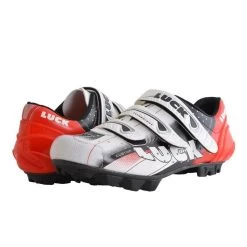 Luck Extreme | Chaussures VTT Rouge Homme -Vélo D'appartement luck extreme chaussures vtt rouge homme 3