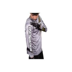 Stay Strong Maillot BMX Manches Longues Staystrong - Chevron Gris/Camo -Vélo D'appartement maillot bmx manches longues staystrong chevron griscamo 6
