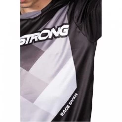 Stay Strong Maillot BMX Manches Longues Staystrong - Chevron Noir -Vélo D'appartement maillot bmx manches longues staystrong chevron noir 3