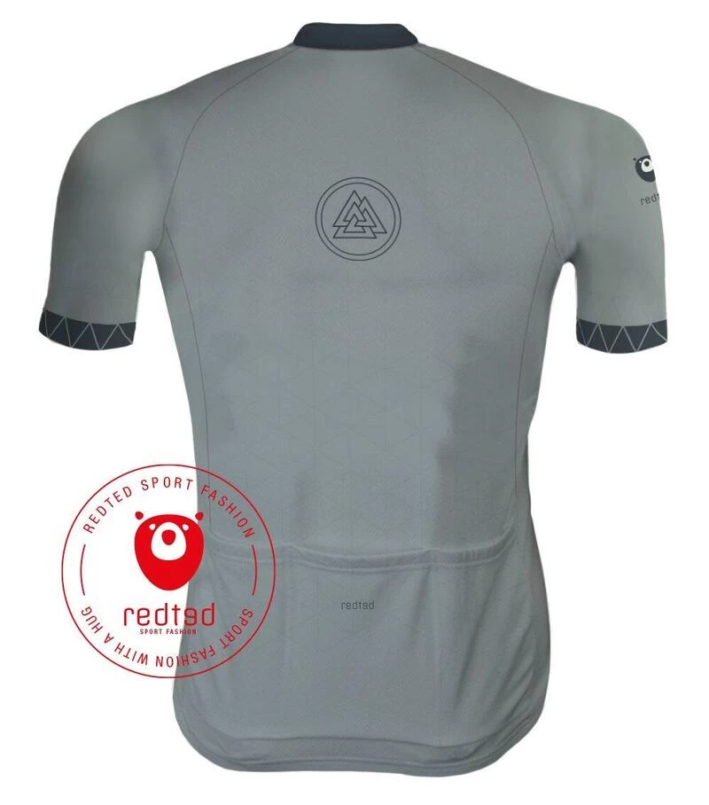 Maillot Cyclisme VIKING Gris - REDTED 2 Maillot Cyclisme VIKING Gris - REDTED – Image 2