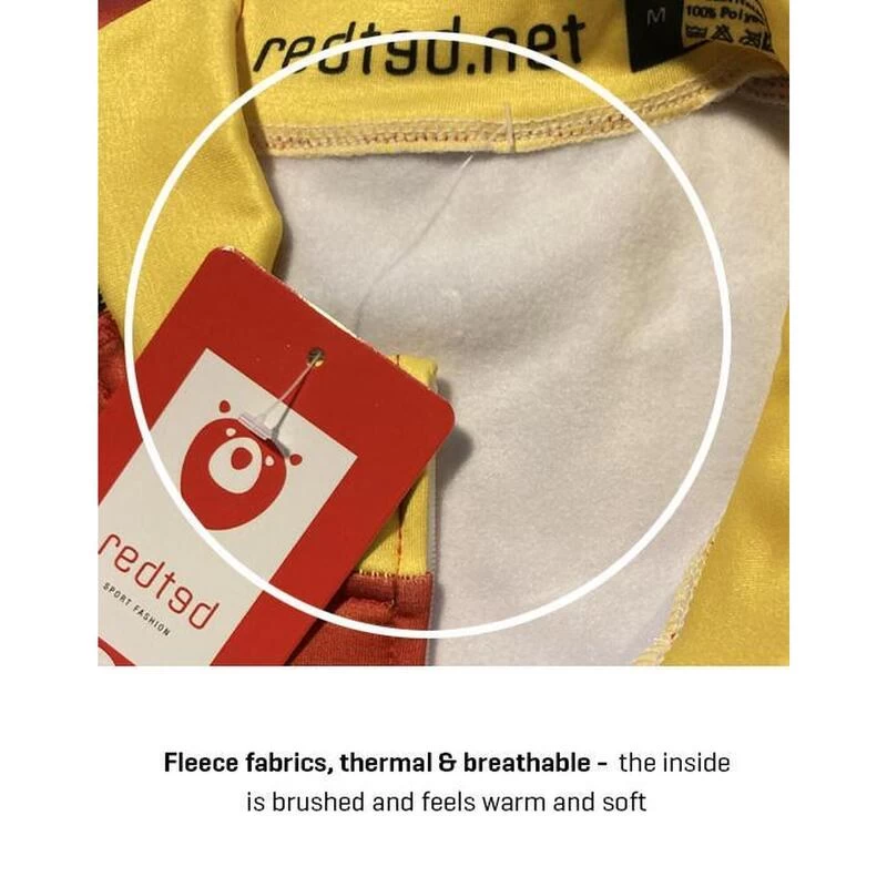 MAILLOT CYCLISME VINTAGE (POLAIRE) TI-RALEIGH – REDTED 2 MAILLOT CYCLISME VINTAGE (POLAIRE) TI-RALEIGH – REDTED – Image 2