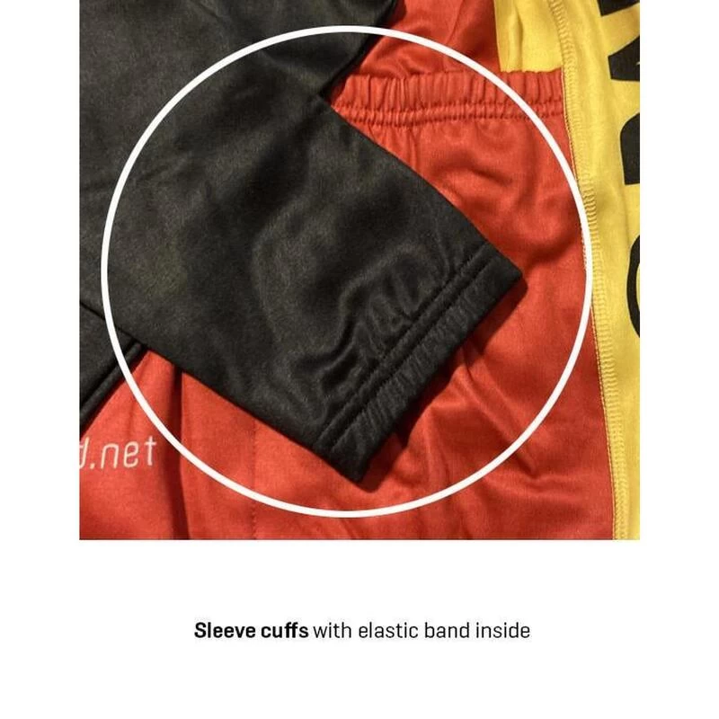 MAILLOT CYCLISME VINTAGE (POLAIRE) TI-RALEIGH – REDTED 3 MAILLOT CYCLISME VINTAGE (POLAIRE) TI-RALEIGH – REDTED – Image 3