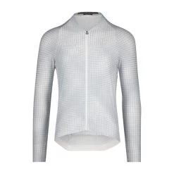 Bioracer Maillot Cycliste à Manches Longues Pour Hommes - Gris - Optic Art