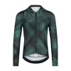 Bioracer Maillot Cycliste à Manches Longues Pour Hommes - Vert - Optic Art