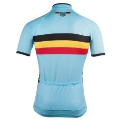 Bioracer Maillot Cycliste - Bleu - Unisexe - Officiel Equipe Belgique (2022) -Vélo D'appartement maillot cycliste bleu unisexe officiel equipe belgique 2022 2