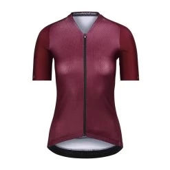 Bioracer Maillot Cycliste Icon Pour Femmes - Bordeaux - Coldblack