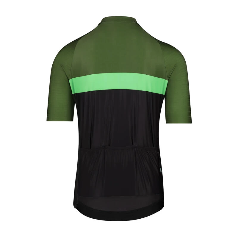 Bioracer Maillot Cycliste Icon Pour Hommes - Vert - Colorblock – Image 2