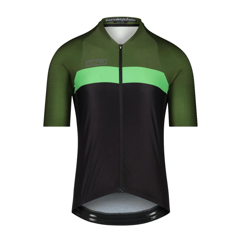 Bioracer Maillot Cycliste Icon Pour Hommes - Vert - Colorblock