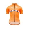 Bioracer Maillot Cycliste Pour Enfants - Orange - Officiel Equipe Pays-Bas (2022)