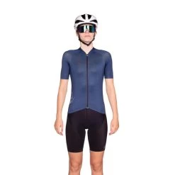 Bioracer Maillot Cycliste Pour Femmes - Pétrol - Metalix -Vélo D'appartement maillot cycliste pour femmes petrol metalix 3