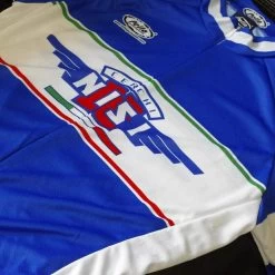 Maillot De Cyclisme à Manches Courtes Bleu Cerchi Nisi -Vélo D'appartement maillot de cyclisme a manches courtes bleu cerchi nisi 2