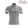 Maillot De Cyclisme à Manches Courtes Gris Cerchi Nisi