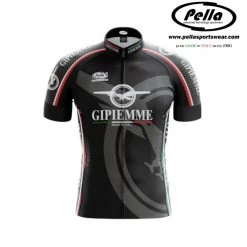 Maillot De Cyclisme à Manches Courtes Noir Gipiemme