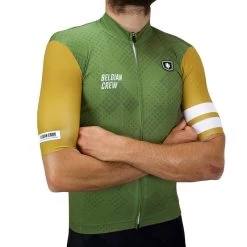 Maillot De Cyclisme Manches Courtes Vert & Jaune 'Paterberg' 6 Maillot De Cyclisme Manches Courtes Vert & Jaune 'Paterberg' -Vélo D'appartement maillot de cyclisme manches courtes vert and jaune paterberg 2