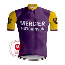 Maillot De Cyclisme Mercier Hutchinson - REDTED