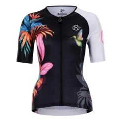 Maillot De Cyclisme Pour Femmes, Manches Courtes Noir 8andCounting