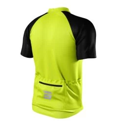 Maillot Manches Courtes Shot Unlimited Zip Jaune -Vélo D'appartement maillot manches courtes shot unlimited zip jaune 2
