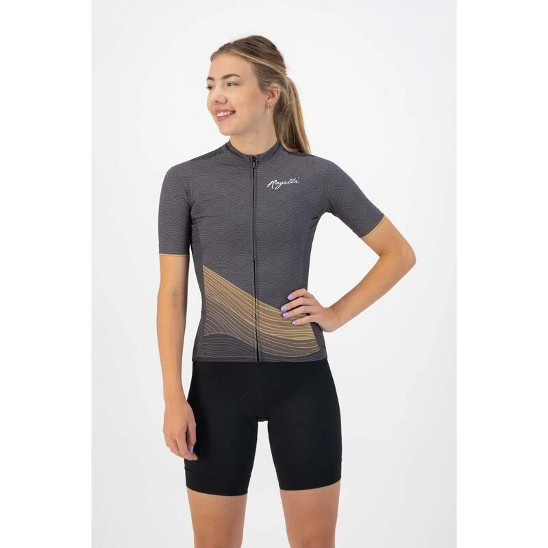 Rogelli Maillot Manches Courtes Velo Femme - Peace 2 Rogelli Maillot Manches Courtes Velo Femme - Peace – Image 2