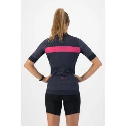 Rogelli Maillot Manches Courtes Velo Femme - Prime -Vélo D'appartement maillot manches courtes velo femme prime 7