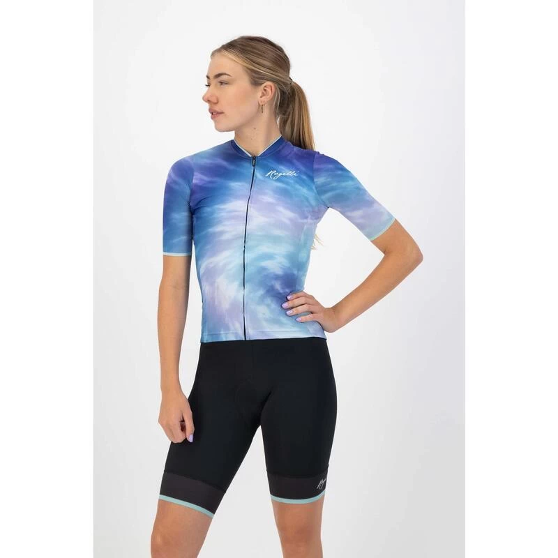 Rogelli Maillot Manches Courtes Velo Femme - Tie Dye 2 Rogelli Maillot Manches Courtes Velo Femme - Tie Dye – Image 2