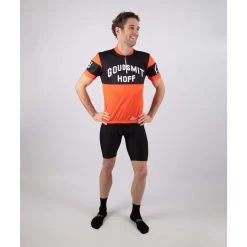 Rogelli Maillot Manches Courtes Velo Homme - Goudsmit Hoff -Vélo D'appartement maillot manches courtes velo homme goudsmit hoff 2