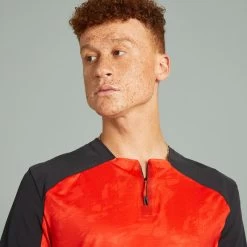 Rockrider MAILLOT MANCHES COURTES VELO VTT EXPL 500 ROUGE 7 Rockrider MAILLOT MANCHES COURTES VELO VTT EXPL 500 ROUGE -Vélo D'appartement maillot manches courtes velo vtt expl 500 rouge 2