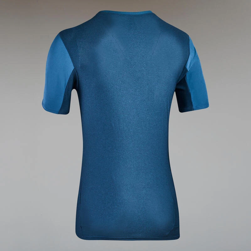 Rockrider MAILLOT MANCHES COURTES VELO VTT EXPL100 HOMME BLEU 2 Rockrider MAILLOT MANCHES COURTES VELO VTT EXPL100 HOMME BLEU – Image 2