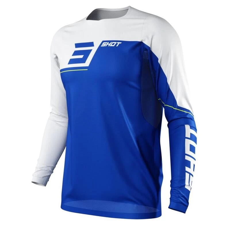 Maillot Manches Longues Shot Revolt Bleu 1 Maillot Manches Longues Shot Revolt Bleu