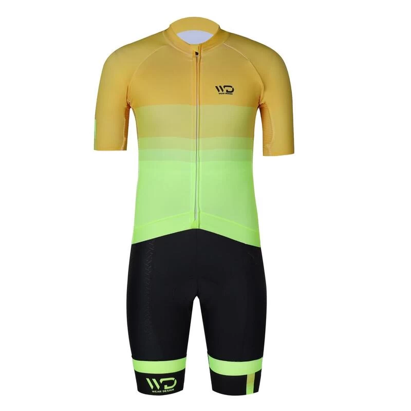 Maillot Vélo HERO Jaune 3 Maillot Vélo HERO Jaune – Image 3
