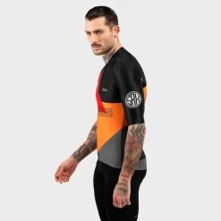 Maillot Vélo Manches Courtes Homme M2 California -Vélo D'appartement maillot velo manches courtes homme m2 california 2