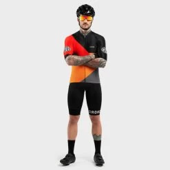 Maillot Vélo Manches Courtes Homme M2 California -Vélo D'appartement maillot velo manches courtes homme m2 california 3