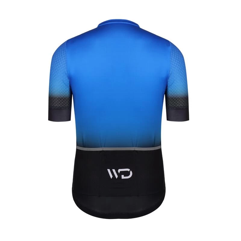 Maillot Vélo PERFORMANCE Noir/bleu 2 Maillot Vélo PERFORMANCE Noir/bleu – Image 2