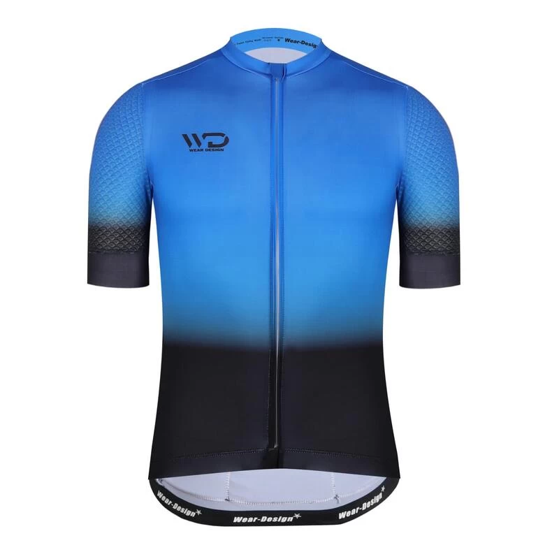 Maillot Vélo PERFORMANCE Noir/bleu 1 Maillot Vélo PERFORMANCE Noir/bleu