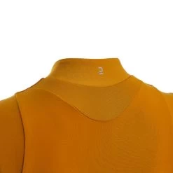 MAILLOT VELO ROUTE MANCHES LONGUES RCR FEMME CAMEL -Vélo D'appartement maillot velo route manches longues rcr femme camel 3