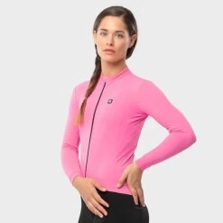 Maillot Vélo Thermique Femme M4 Queen Stage -Vélo D'appartement maillot velo thermique femme m4 queen stage 2