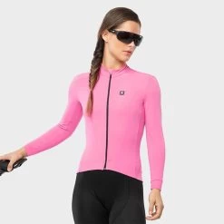 Maillot Vélo Thermique Femme M4 Queen Stage -Vélo D'appartement maillot velo thermique femme m4 queen stage 3