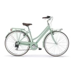 Vélo Urbain MBM Boulevard 6V Vert Menthe Femme