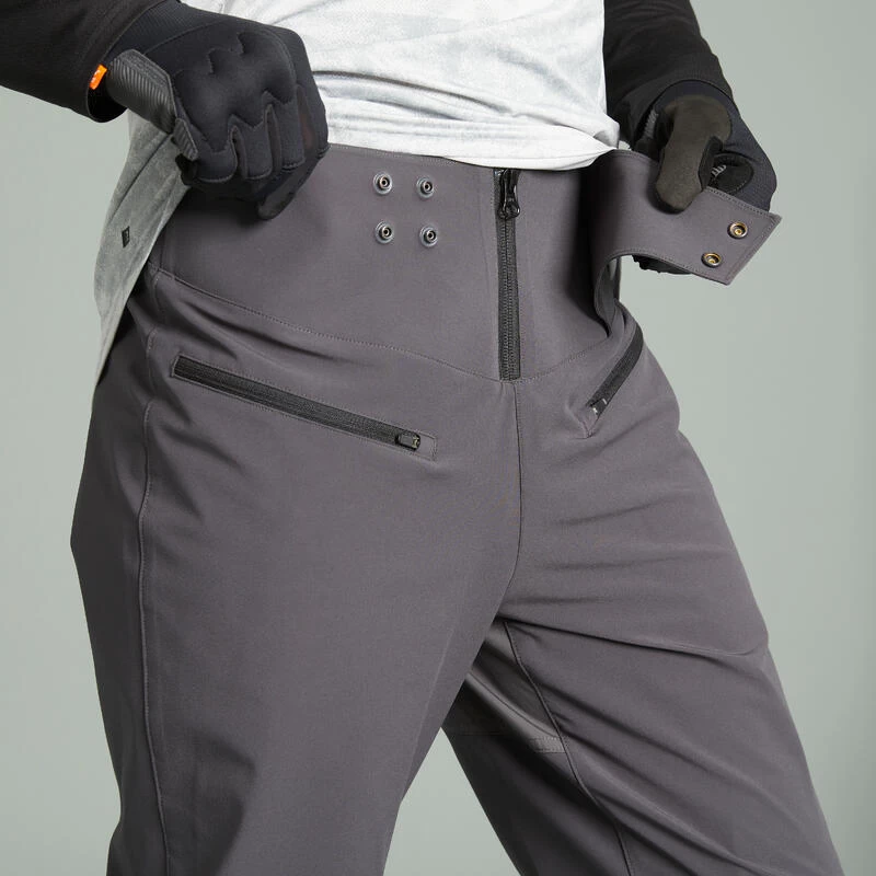Rockrider PANTALON DE VÉLO VTT ALL MOUNTAIN GRIS 2 Rockrider PANTALON DE VÉLO VTT ALL MOUNTAIN GRIS – Image 2